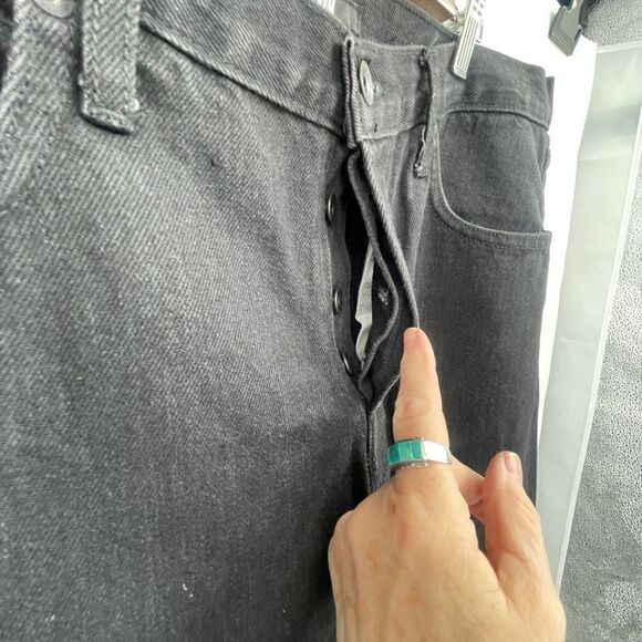 Baldwin The Henley Black Classic Slim Denim Jeans Size 36 - Picture 3 of 12